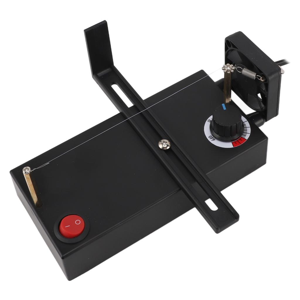 Небольшая машина для горячей резки, универсальная портативная электрическая машина для терморезки веревочной ленты с вентилятором