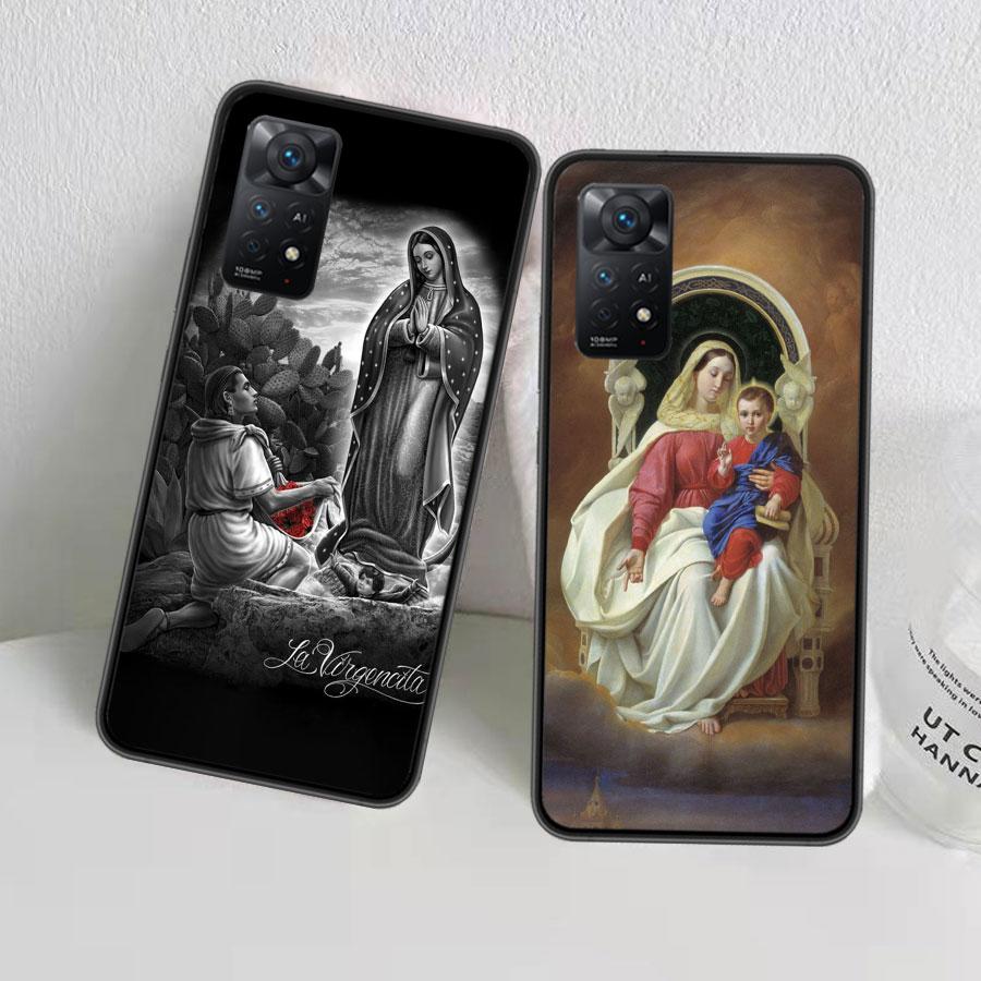 Чехол для телефона Дева Гваделупская Дева Мария Для Redmi Note 14 13 Pro 5G Plus 12 12C 10 10A 10C 9 9A 9C 9T 8 8A K60 K70 Pro Xiaomi