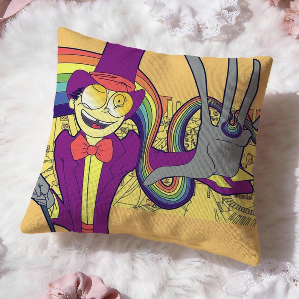 Крутая мультяшная наволочка S-Superjail Премиум-комфорт Двусторонняя наволочка - Дизайн "Два в одном" для любой комнаты и салона автомобиля