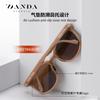 Ultra-light folding gm Women's polarized sunglasses with green-coated lenses, sun protection, anti-reflective, with nose pads, foldable design
