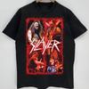 Черная мужская футболка с коротким рукавом группы Slayer, размеры S-2XL, унисекс