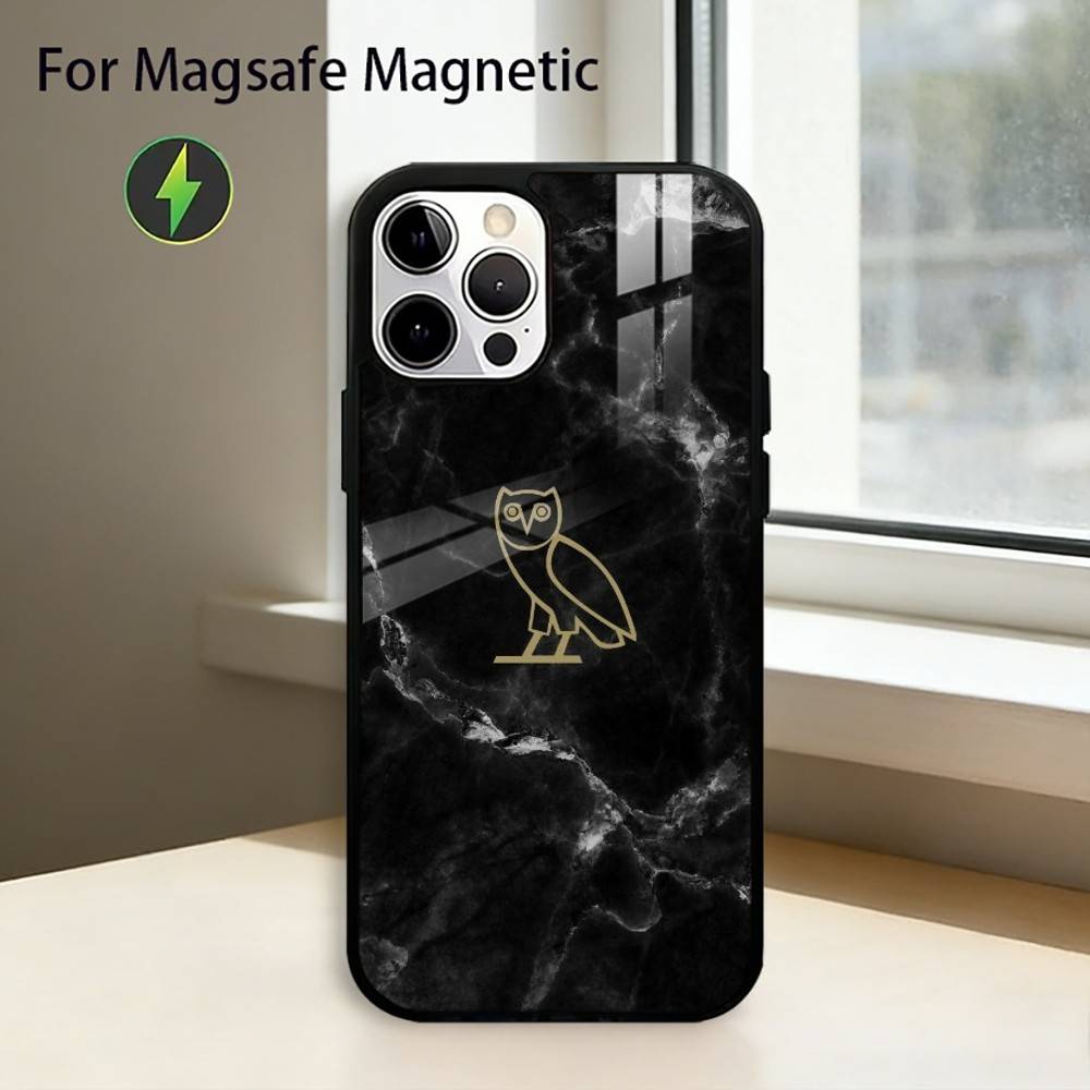 D-Drake OvO O-OWL Phone Case For iPhone17,16,15,14,13,12,11 Plus,Pro Magnetic with Magsafe Wireless Charging