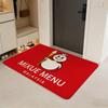 Catering M-Mixue I-Ice C-Cream Floor Mat Flannel Door Mat Non-Slip Absorbent Washable Indoor Home Rug