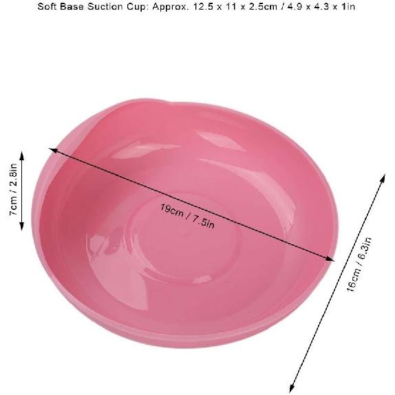 Непроливающаяся тарелка-ложка, Красная круглая тарелка-ложка, Уход за пожилыми людьми Пролить?Доказательная пластина с основанием на присоске Отключено Нет?Посуда с нескользящим покрытием для самостоятельных