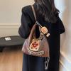 Fashion and Leisure Large-capacity Backpack Women's 2025 New Spring and Summer Cartoon Embroidery High-end Niche Design