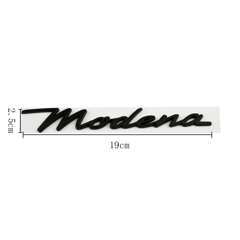 Car Rear Trunk Letters Words Logo Badge Emblem Decals Sticker For Modena Levante Quattroporte Ghibli Accessories