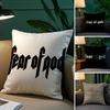 Чехол на подушку F-Fear Of God Противопылевой чехол на подушку Невидимая молния Шелковистый короткий плюш Чехол на подушку для дивана