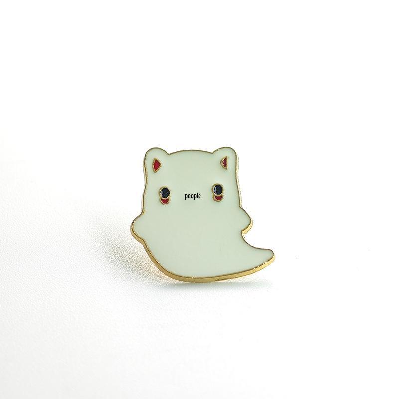 Милая металлическая брошь с мультяшным рисунком - Модный аксессуар