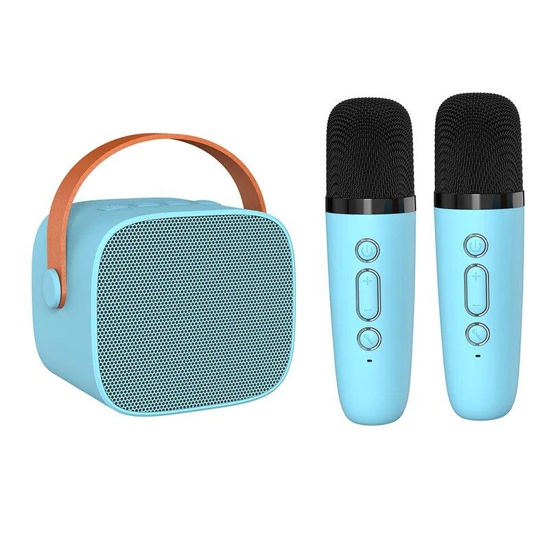 Портативный караоке-микрофон Bluetooth-динамик KTV двойной микрофонный дуэт игрушки для взрослых и детей, подходит для семейных вечеринок для пения