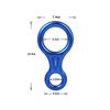 35KN Rock  Carabiner Figure 8 Rappelling Rope Descender Aluminum Figure Belay Device Abseiling Downhill Equipment