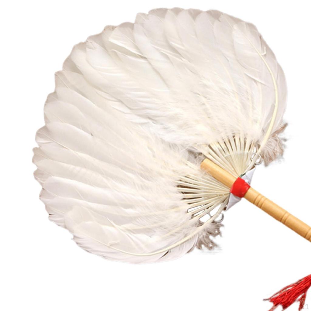 Китайский веер декоративный летний перьевой для вечеринки дня рождения праздника фестиваля