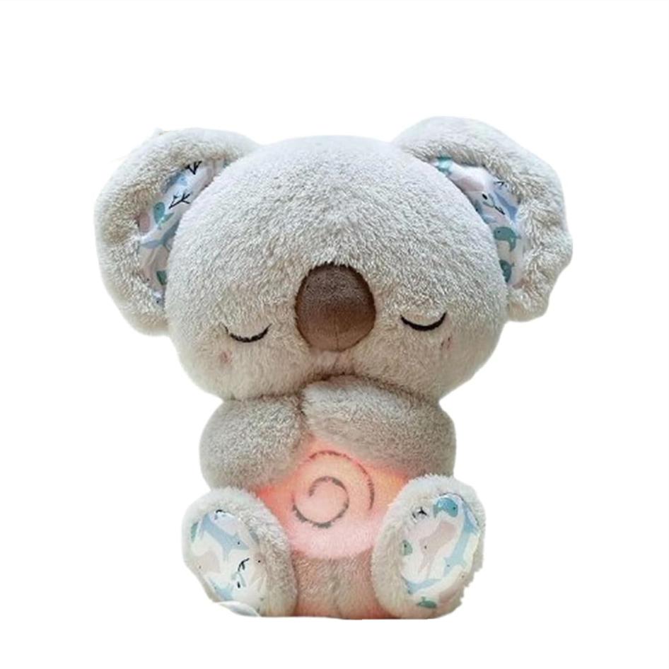 23cm Evoraco Soothing Koala Bear, Arrily Calming Otter, Arrily Sleep Otter, Arrily Anxiety Relief Koala,Plush Toy with Music Lights