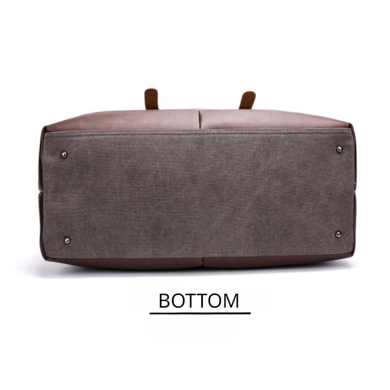 Простая мужская парусиновая дорожная сумка из искусственной кожи для занятий спортом на открытом воздухе, тренажерный зал, фитнес-сумка, большая вместительная сумка с несколькими карманами, сумка для выходных, спортивная сумка