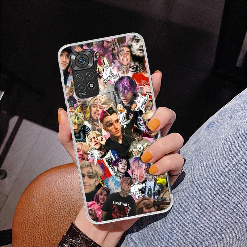 Чехол для телефона певца Lil Peep для Xiaomi Redmi Note 15 14 13 12S 12 11 Pro Plus 14S 11S 11E 10 10S 11T 5G Персонализированный чехол Redmi