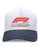 SILVERSTONE BB 02620201_Кепка F1_Альпийский снег/Темно-синий_