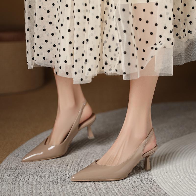 Женские туфли на высоком каблуке со шнурком на щиколотке, эластичная обувь со шнурком, противоскользящим поясом, универсальные туфли на высоком каблуке