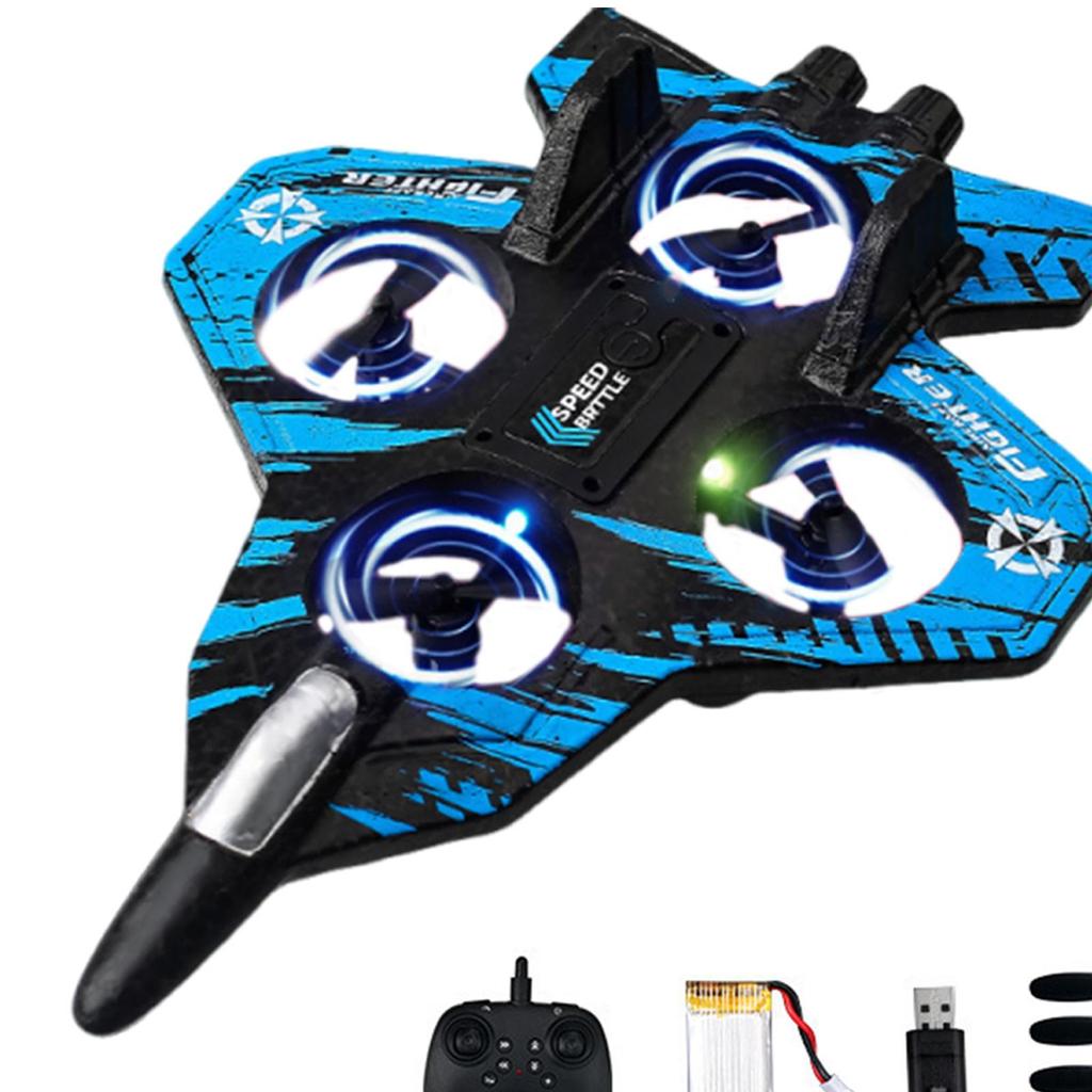 Foam RC Aircraft with LED Lights for Beginners