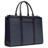 MICHAEL KORS COOPER Brand Iconic Logo Print Artificial Leather Presbyopia Briefcase Men's Dark Blue
