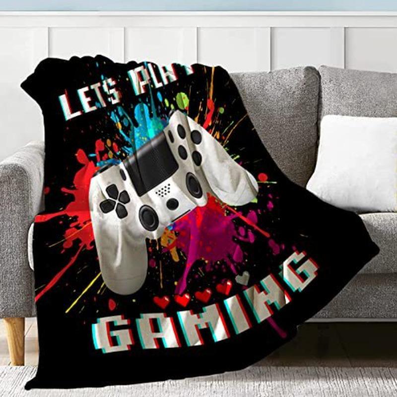 Children's Play Printed Flannel Blanket Office Lunch Break Portable Blanket