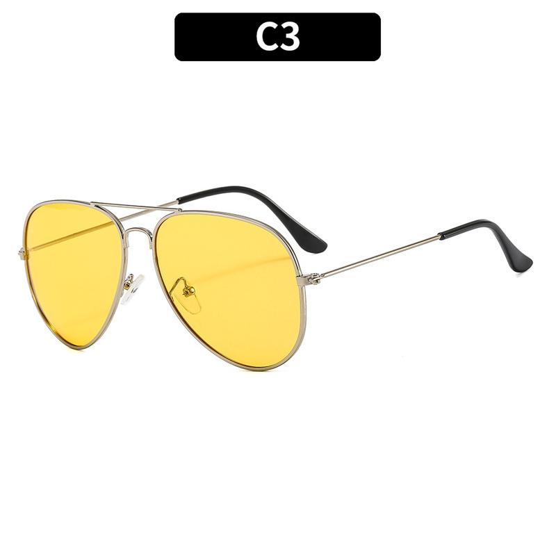 Новинка 2024 года, авиационные солнцезащитные очки с двойным мостиком для женщин и мужчин, авиационные сплавные оправы, солнцезащитные очки с градиентными линзами для женщин и мужчин