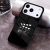 Clapperboard Phone Case For iPhone 17 16 15 14 13 12 11 Pro Max Plus 17Air Soft Silicone Cover