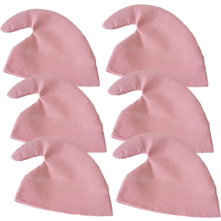 Набор из 6 фестивальных шляп на Рождество, ручная работа, реквизит для вечеринок и косплея, удобные головные уборы, аксессуары для праздничной одежды