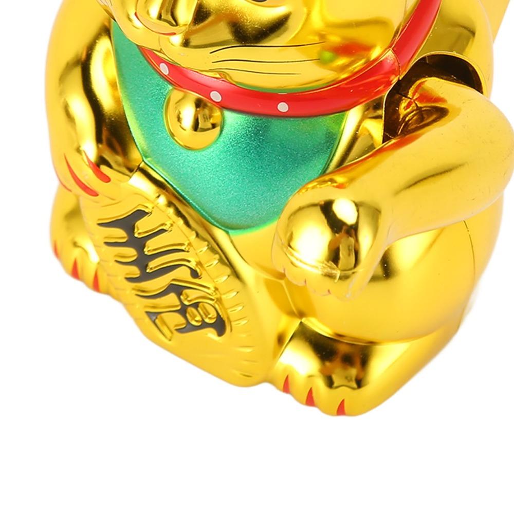 Plastic Feng Shui Fortune Cat golden Home Auspicious Decor Restaurant & Hotel Decor