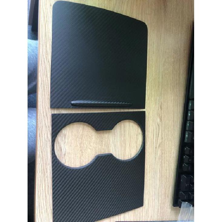 Накладка на центральную консоль из настоящего углеволокна для Tesla Model 3 Y 2023 2022 Сухое углеволокно Глянцевая панель управления Салон автомобиля