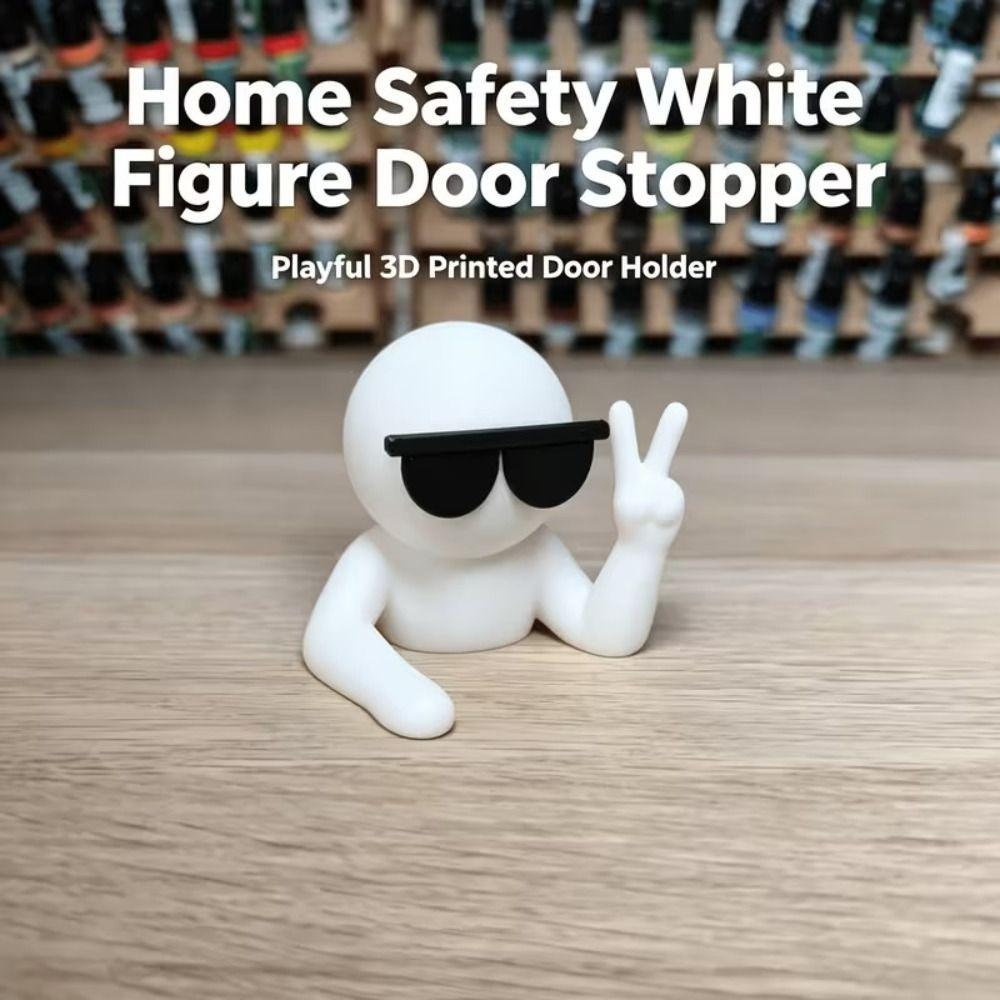 Non-Slip Door Stop Wedge Thickened Funny Villain Door Wedge Villain Door Stopper Home Decoration