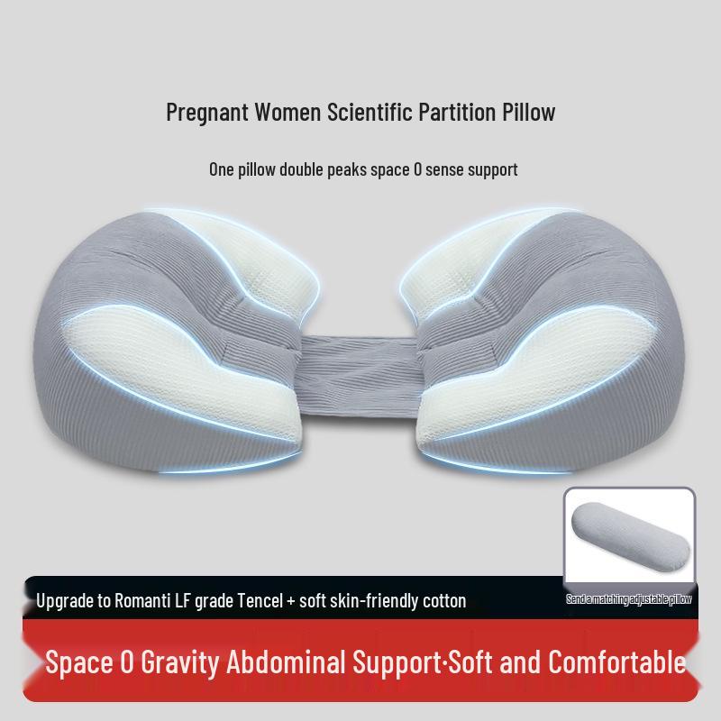 Подушка для беременных U-образной формы с поддержкой живота и спины для спящих на боку