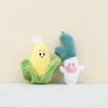 Enchanting Soft Plush Onion And Corn Keychain Cute Vegetable Accessory Gift