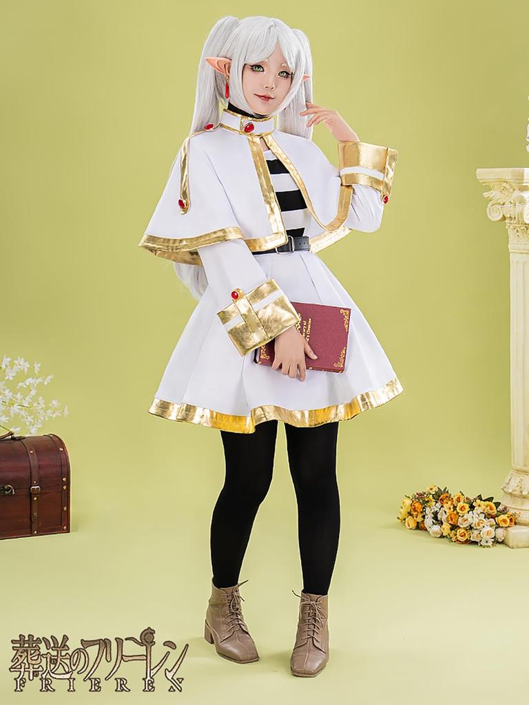 Похороны Соу Соу но Фрирен Косплей Преображение Рождественский Костюм Размер [BIVVI] Фрирен, Фрирен, Костюм, Костюм, Хэллоуин, (Фрирен (с