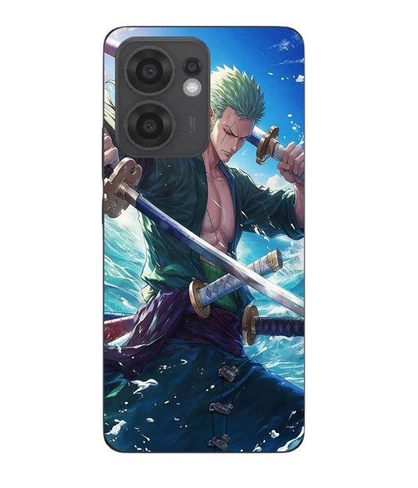 Coque Maniacase Pour Oppo Reno 13F One Piece Roronoa Zoro epée manga anime