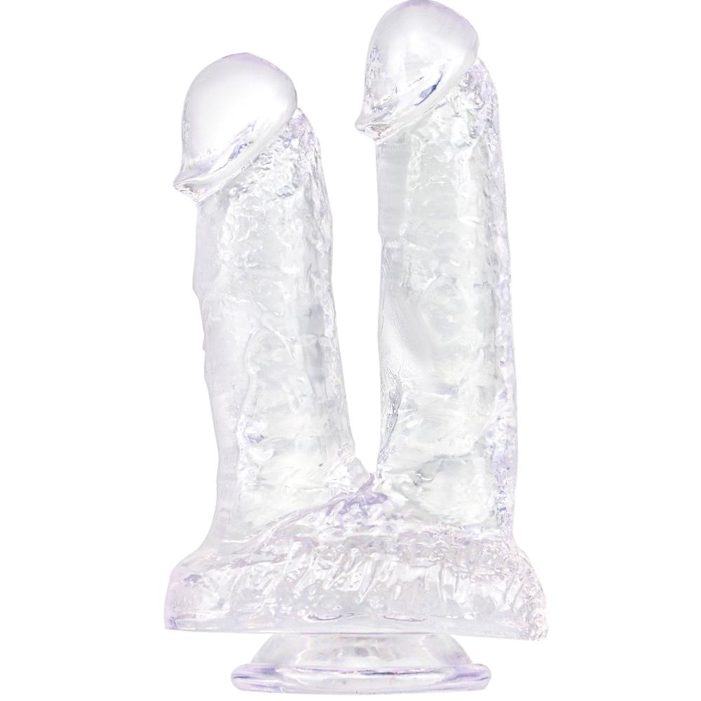 Симуляция женской мастурбации Пенис Двуглавый Большой Дилдо Игрушки для взрослых Секс-игрушки Лара