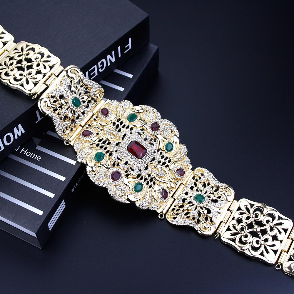 Женское платье большого размера золотого цвета, пояс для невесты, свадебные украшения