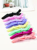 Mixed Candy Hair Clips for Women Wide Teeth&Double-Hinged Design Alligator Styling Sectioning Clip of Professional Hair Salon