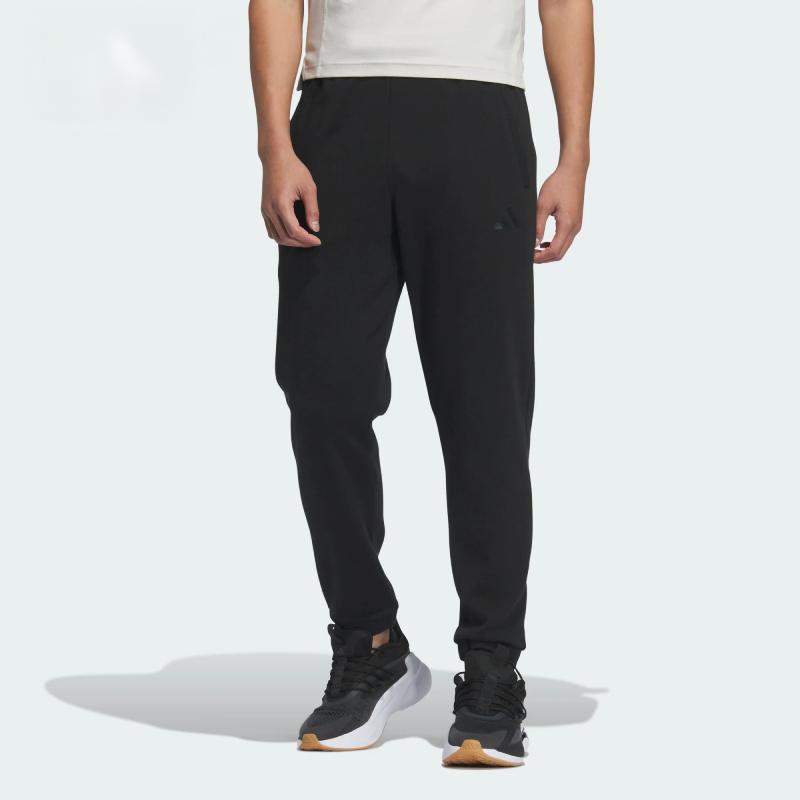 adidas Удобные повседневные брюки мужские, черные JL7602