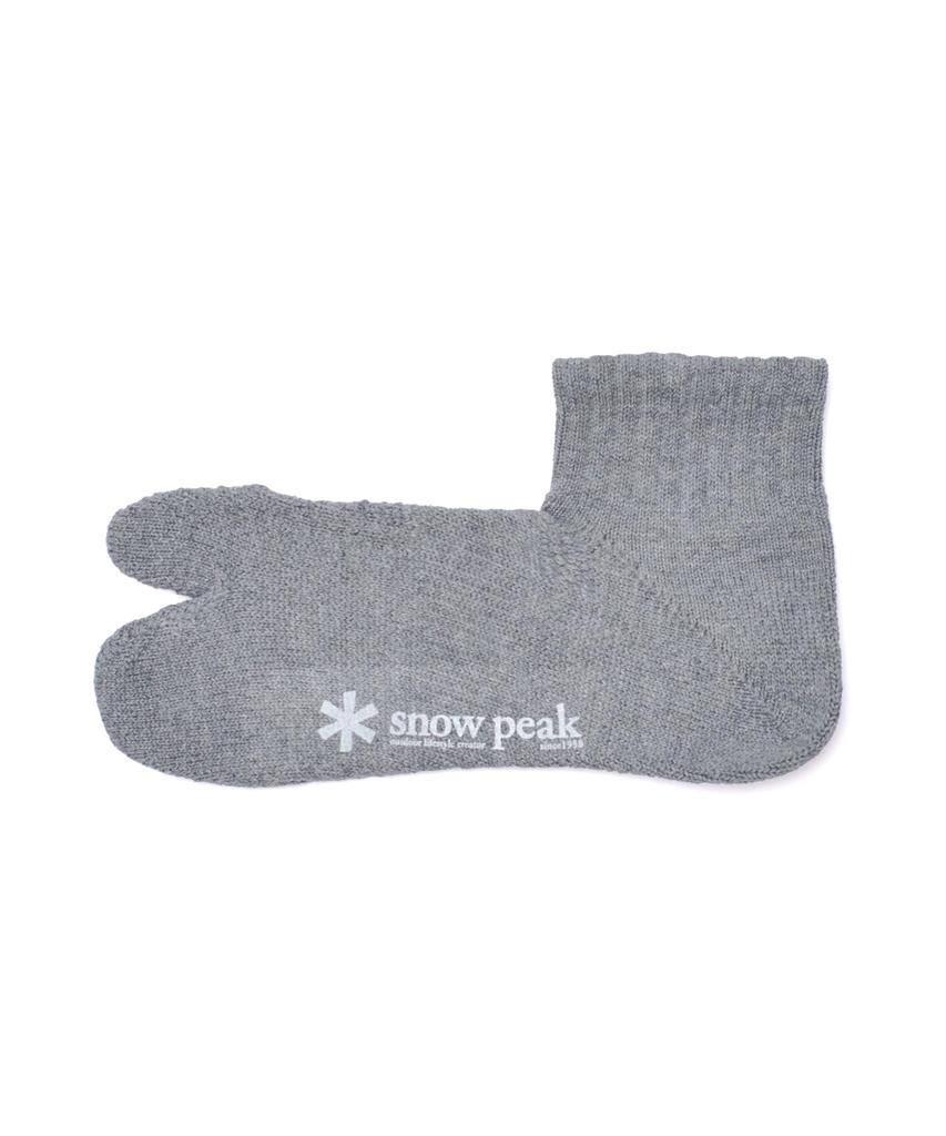 Snow Peak Everyday Use Tabi Socks Socks for Men and M SO-26SU003 Women, M.GREY