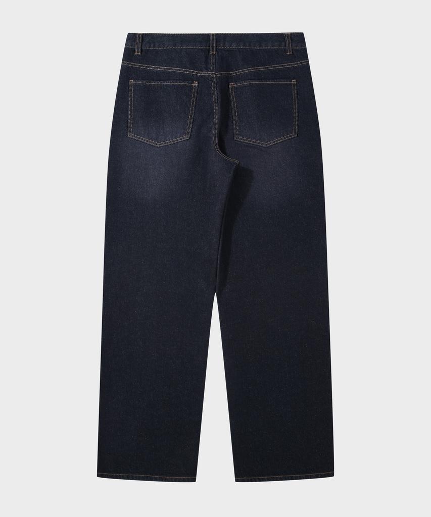 JEEP Classic Non-Faded Wide Denim Pants (Jr5Dpu501Id)
