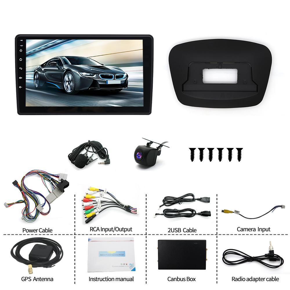 9-дюймовая автомобильная стереомагнитола с радио, Car-play, GPS-навигацией, совместимая с CRV 2006-2011, Android 14