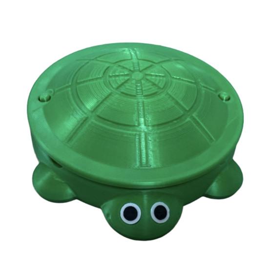 Мини Песочница-Черепаха с Крышкой Песок Мини Инструменты Аксессуары 3D-Печать Черепаха Ящик для Хранения Песка Круглый Контейнер Детская Летняя Пляжная Игрушка