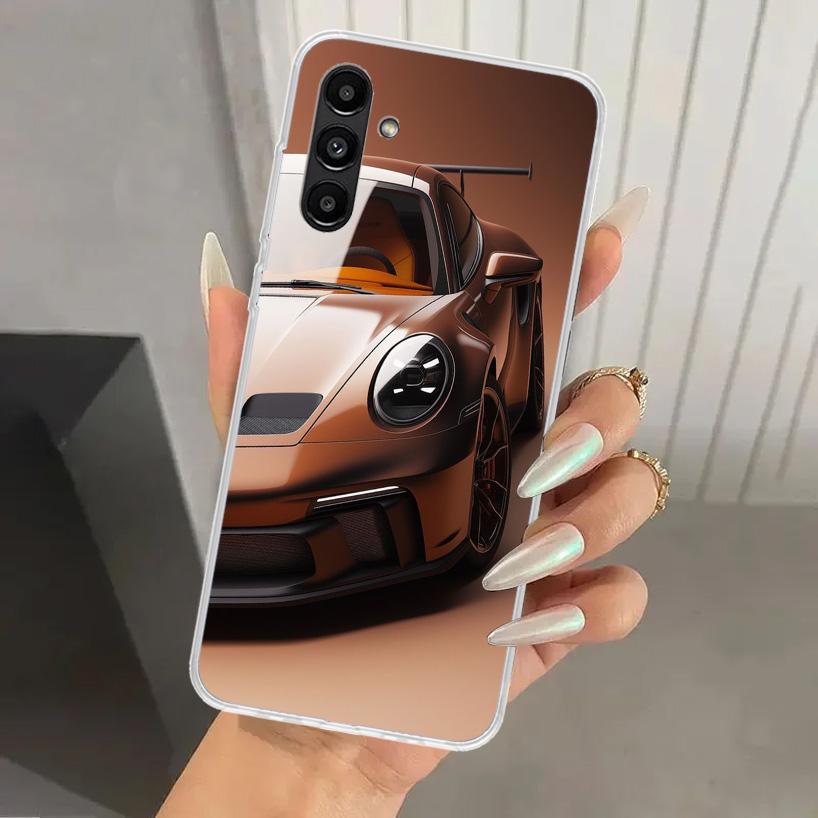 Чехол для телефона Спортивный автомобиль 911 для Samsung Galaxy A17 A16 A37 A26 A36 A57 A56 A15 A25 A35 A55 A14 A24 A34 A54 A13 A23 A33 A53 Galaxy