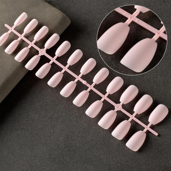 Yousheng 24Pcs Fake Nails Ultra-Thin Removable Matte Texture Vivid Color Unbreakable Wearable Press On Fake Nails DIY Manicure Tools Nail Supplies