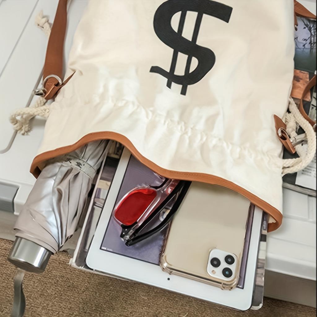 1pc Multi-purpose Canvas Bag, Men's And Women's Shoulder Messenger Bag, Outdoor Casual Backpack