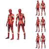 Косплей-костюм Marvel Стальной Человек-паук, наряд на все тело с капюшоном