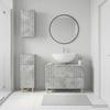 3 Piece Bathroom Cabinet System ARNHEM Concrete Grey