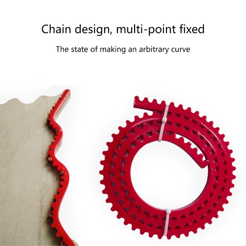 Woodworking Profiling Strips Flexible Curve Templates Excellent Rebounds Fixed Complex Shape Woodworking Gear Driven