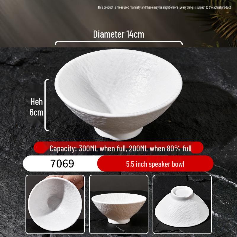 Набор из миски для риса и блюдца для соуса в стиле меламиновой керамики