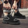 Новые модные осенние и зимние мужские высокие ботинки martin для студентов, трендовые рабочие туфли на мягкой подошве для мальчиков, кроссовки Martin с защитой труда