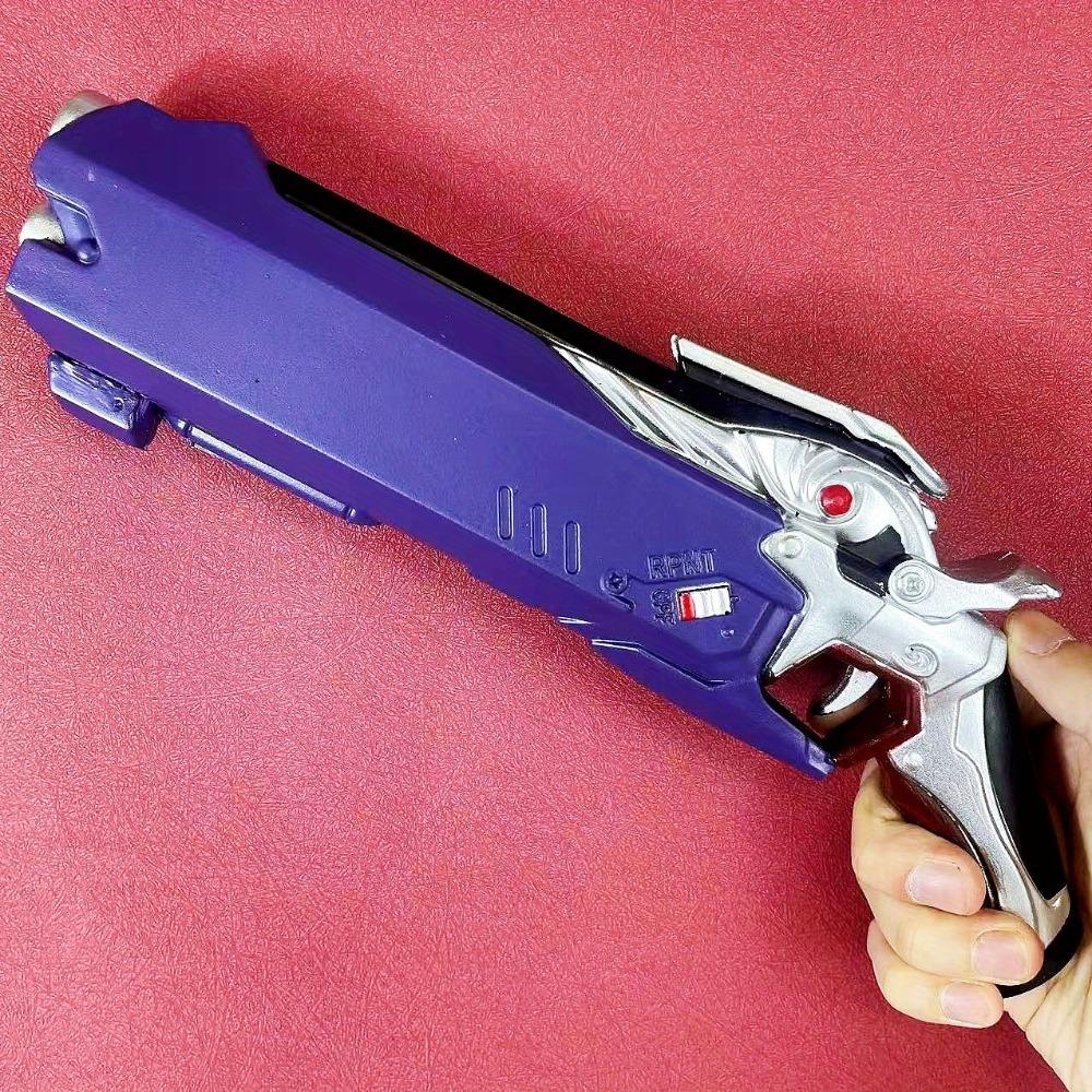 11inch PU Reaper Pistol Gun Anime Overwatch Plastic Pistol Gun Cosplay Prop Real Size Japanese Katana Original Samurai Sabre Toy